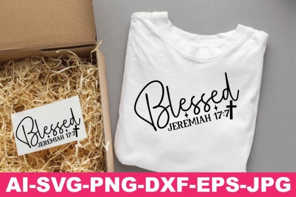 Blessed Jeremiah 17 7 Christian Svg Png