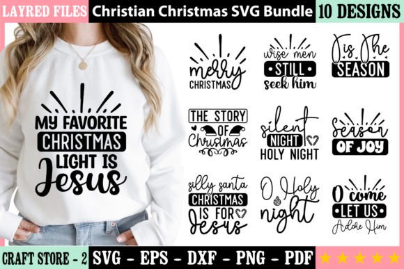 Christian Christmas SVG Bundle 1