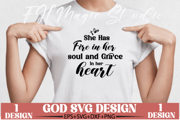 God Has Fire, Christian Svg, T-Shirt Designs