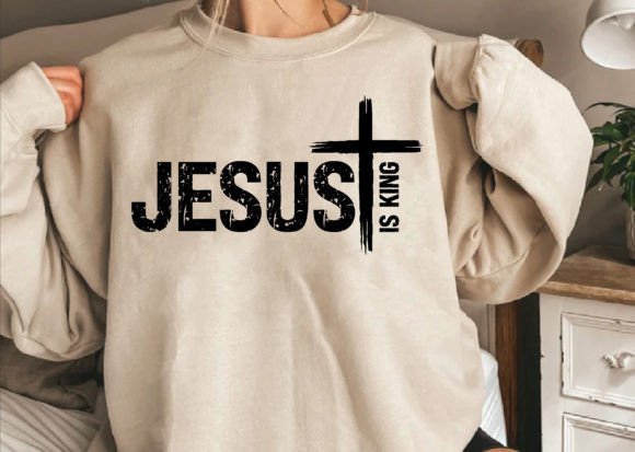 Jesus is King SVG for T-Shirt Designs
