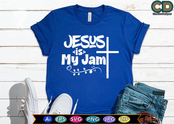Jesus is My Jam Christian T-shirt Freebies