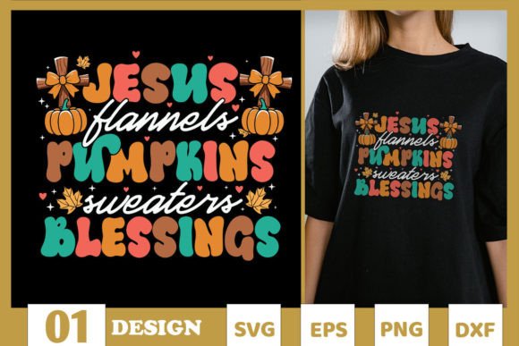 Jesus Plannels Sweaters Blessings SVG for T-Shirt Designs