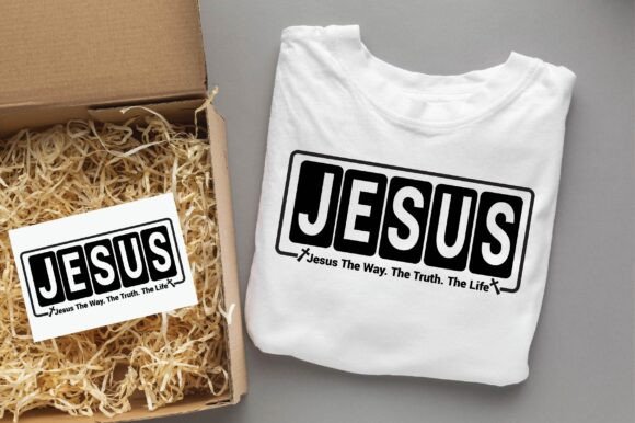 Jesus the Way. the Truth Christian Svg Freebies