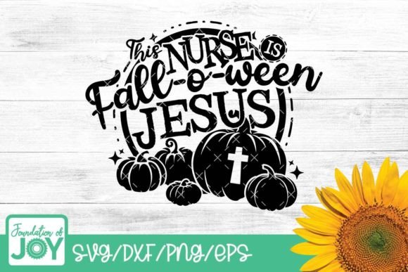 Nurse Fall-o-ween Jesus, Halloween Svg