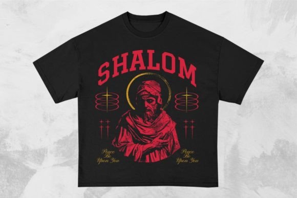Shalom Christian T-shirt Design