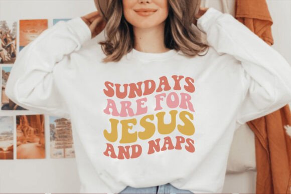 Sundays Are for Jesus and Naps Retro SVG Freebies