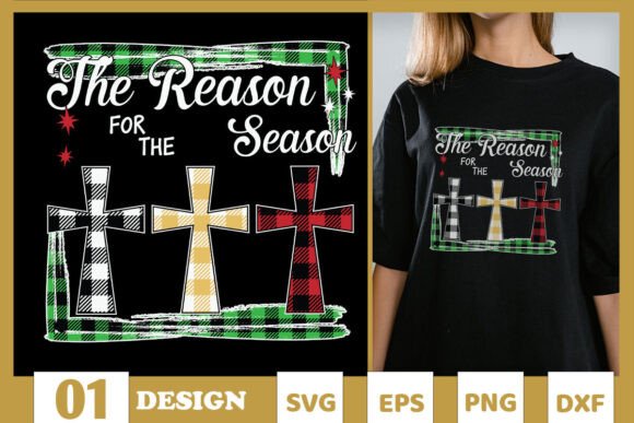 The Reason for the Season Jesus SVG T-Shirt Designs