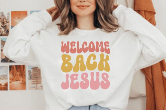 Welcome Back Jesus Retro SVG Freebies